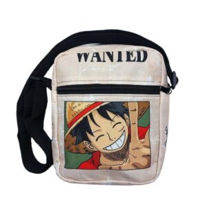 Morral Bandolera Sublimado Luffy Wanted One Piece
