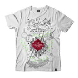 Remera Harry Potter - Mapa del merodeador [RP 712] Luminiscente