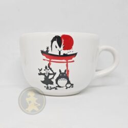 Tazón blanco - Ghibli: varios personajes