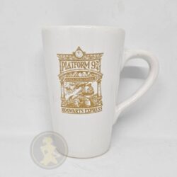 Taza alta blanca con dorado - Harry Potter: Hogwarts Express