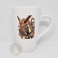 Taza alta blanca - Naruto: Kurama