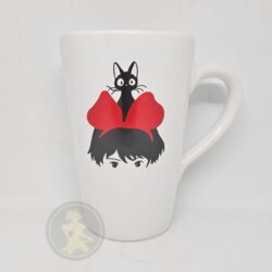 Taza alta blanca -Ghibli: Kiki's Delivery Service