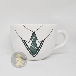 Tazón blanco - Harry Potter: Corbata Slytherin