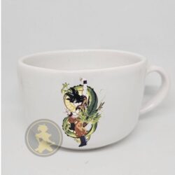 Tazón blanco - Dragon Ball: Goku y Shenlong