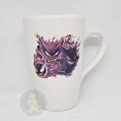 Taza alta blanca - Pokemon: Gengar