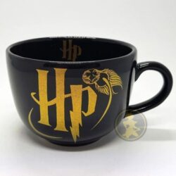 Tazón negro Harry Potter - HP Logo