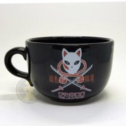 Mega tazón negro Demon Slayer - Mascara de Tanjiro