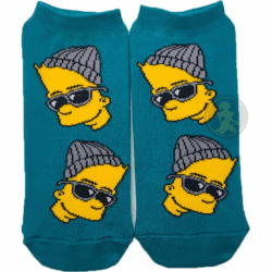 Medias soquetes - Simpsons - Bart Caras