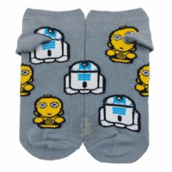 Medias soquetes - Star Wars - CRP0 y R2D2