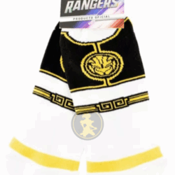Medias soquetes - Power Rangers - Blanco