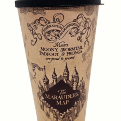 Vaso plástico con tapa - Harry Potter - Mapa del Merodeador