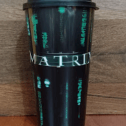 Vaso plástico con tapa - Matrix
