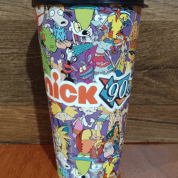 Vaso plástico con tapa - Nickelodeon - Personajes