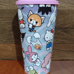 Vaso plástico con tapa - Sanrio - Todos los Personajes