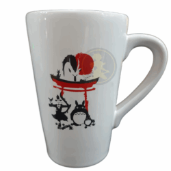 Taza alta blanca Ghibli: varios