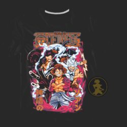 Remera One Piece - Luffy, Gear 4 y Gear 5