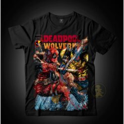 Remera Deadpool VS. Wolverine Fight [RC 344]