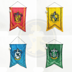 Banderin Harry Potter - Casas de Hogwarts