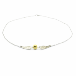 Collar Harry Potter - Snitch dorada