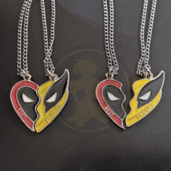 Collar media medalla DEAPOOL & WOLVERINE