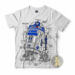 Remera Star Wars R2D2 - Grafico Tecnico [RU103]