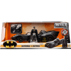 Batimóvil de 1989 con figura de Batman