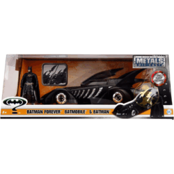Batimóvil Batman Forever con figura de Batman