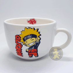 Tazón blanco - Naruto Chibi