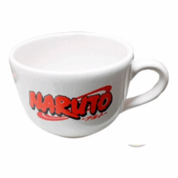 Tazón blanco - Naruto logo