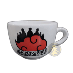 Tazón blanco Naruto - Akatsuki Nube