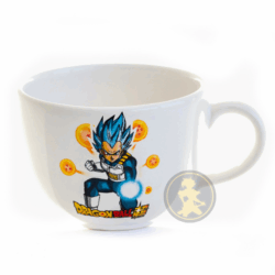 Tazón blanco Dragon Ball - Vegeta Blue