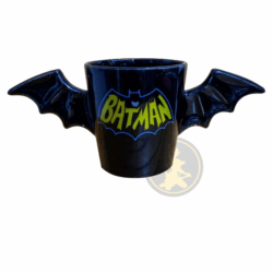 Taza cónica negra con alas - Batman: logo TV series