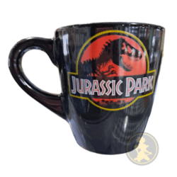 Taza cónica negra - Jurassic Park