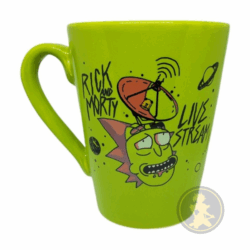 Taza cónica verde - Rick and Morty - Live Stream