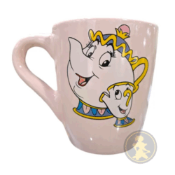 Taza cónica La Bella y la Bestia - Señora Potts y Chip