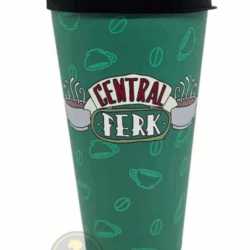 Vaso plástico con tapa Friends - CENTRAL PERK
