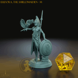 Figura de resina Eudora - The Shieldmaiden