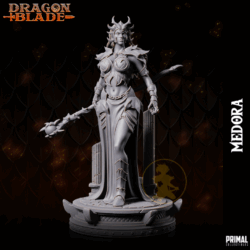 Figura de resina Dragon Blade - Medora