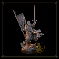 Figura de resina King Arthur