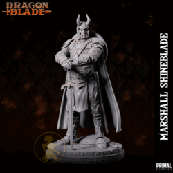 Figura de resina Dragon Blade - Marshal Shineblade