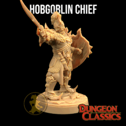 Figura de resina Dungeon Classic - Hobgoblin Chief