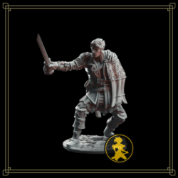 Miniatura de resina -  Corin of Lamhet half Elf DuelIst (RS011)