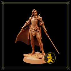 Miniatura de resina Esther - The Grifon Knight (RS052)