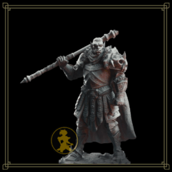 Miniatura de resina - Trenon the Chainbreaker  Orc Hero (RS72)